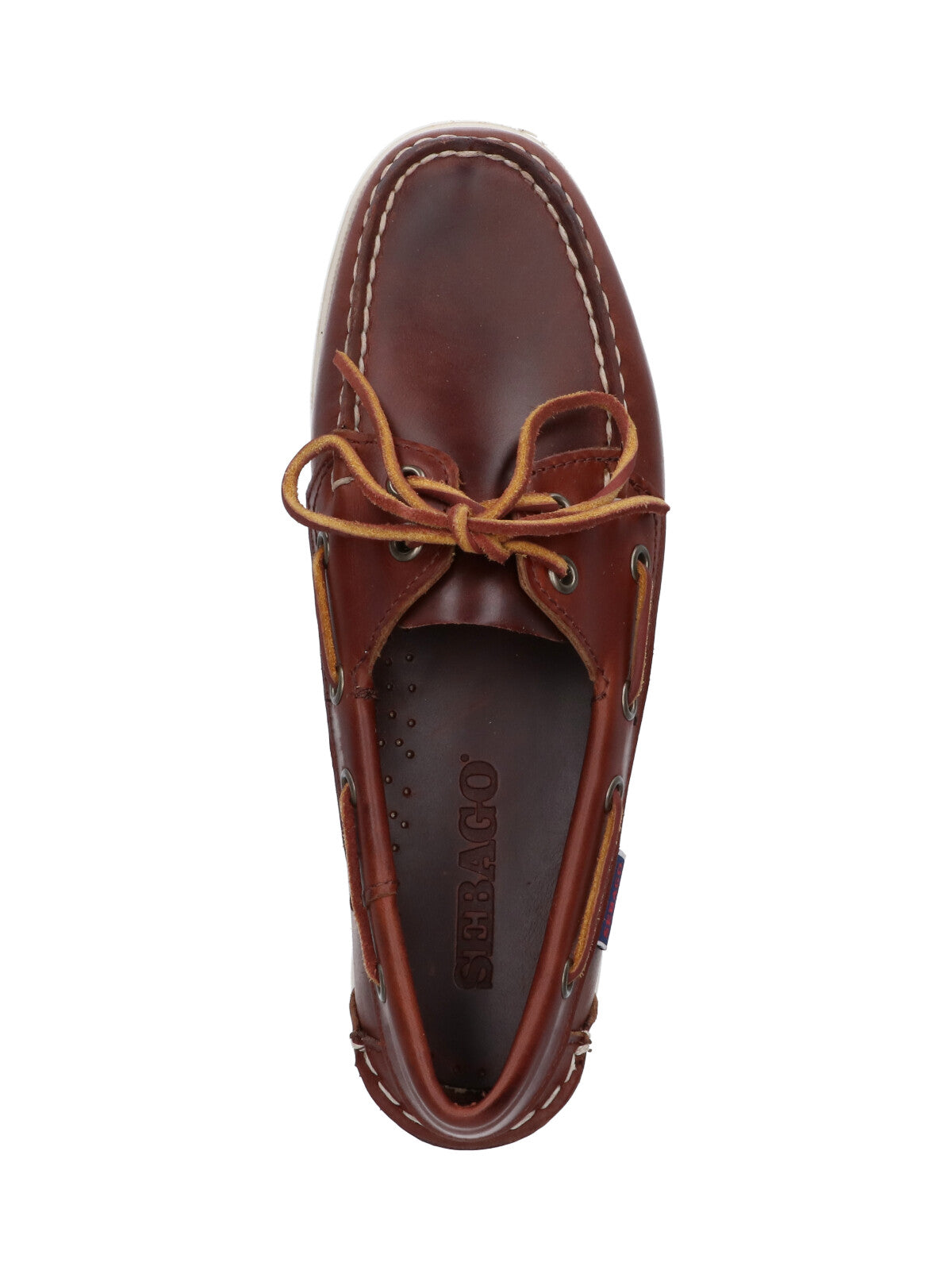 Sebago Flat Shoes Brown Upper: Leather