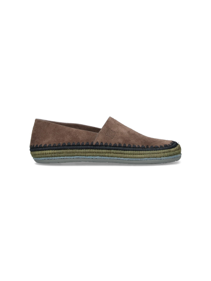 LOEWE PAULAS IBIZA Flat shoes Brown Leather