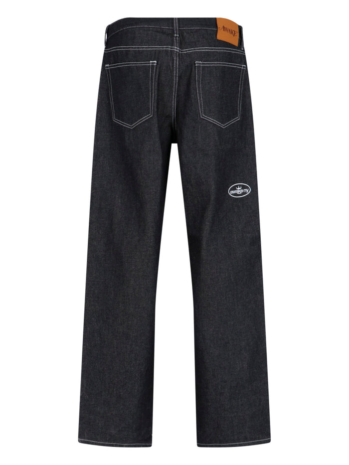 Awake Ny Jeans Black Cotton