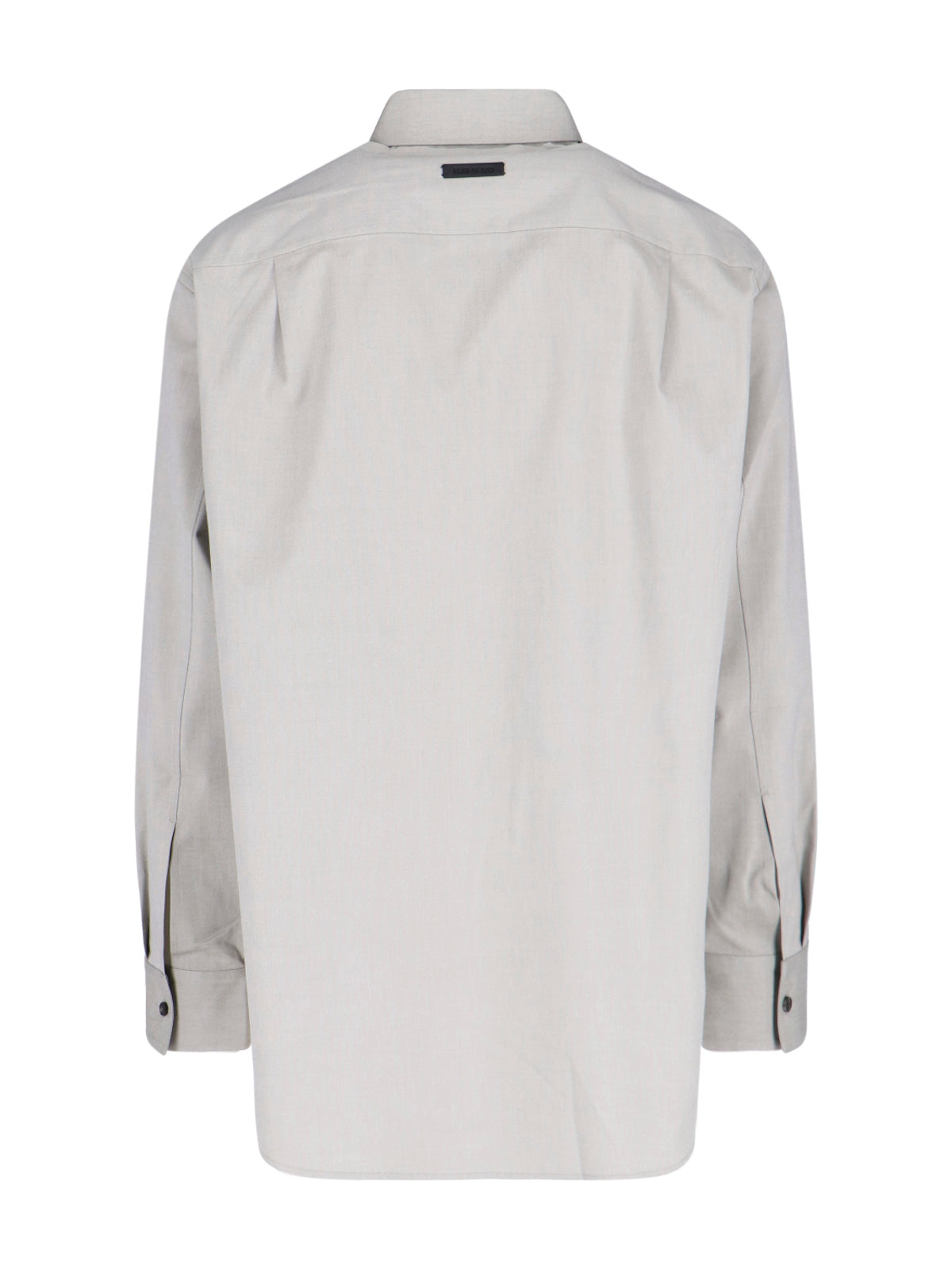 Fear of God Shirts Grey Cotton Virgin Wool Elastane