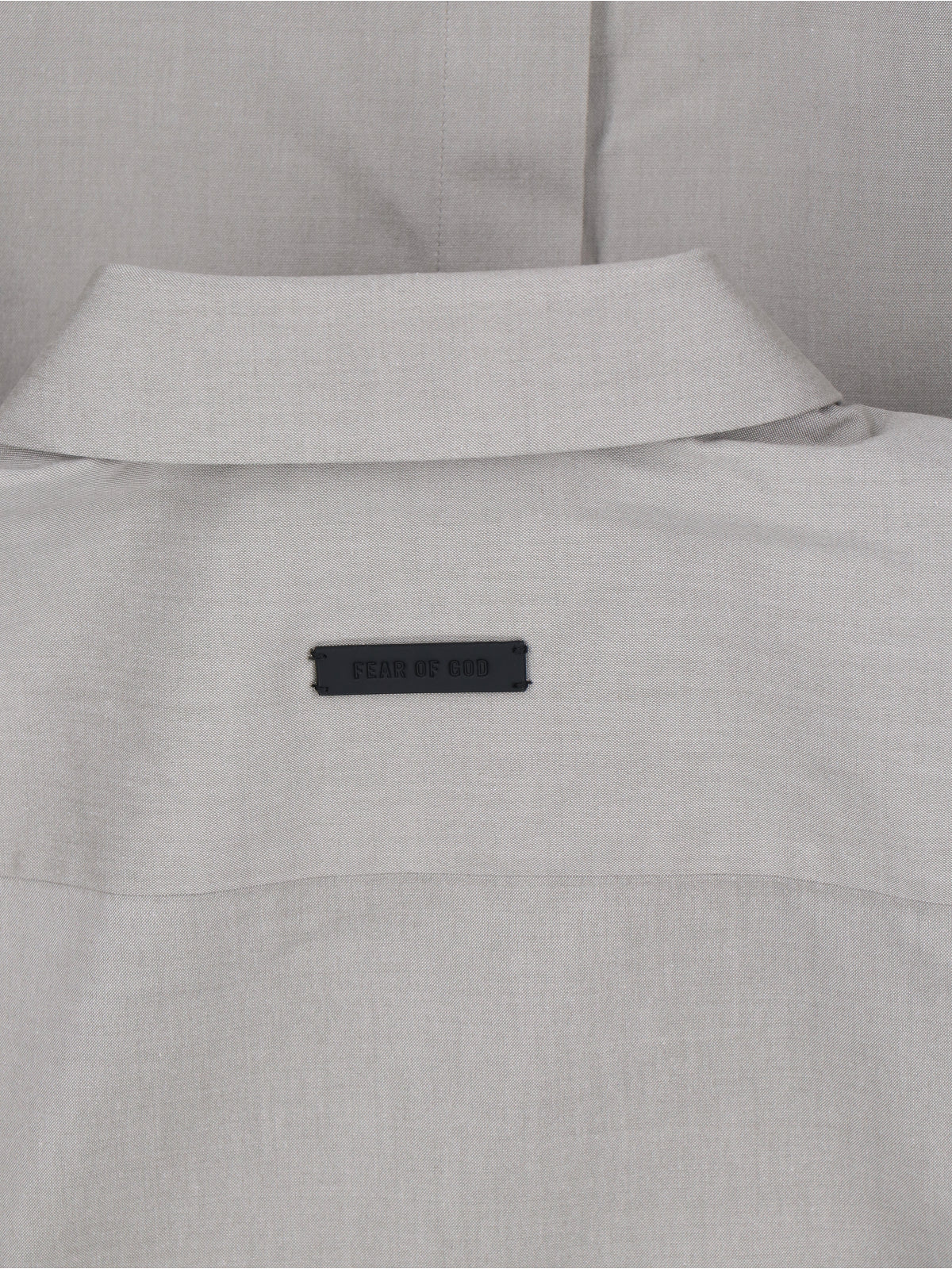 Fear of God Shirts Grey Cotton Virgin Wool Elastane