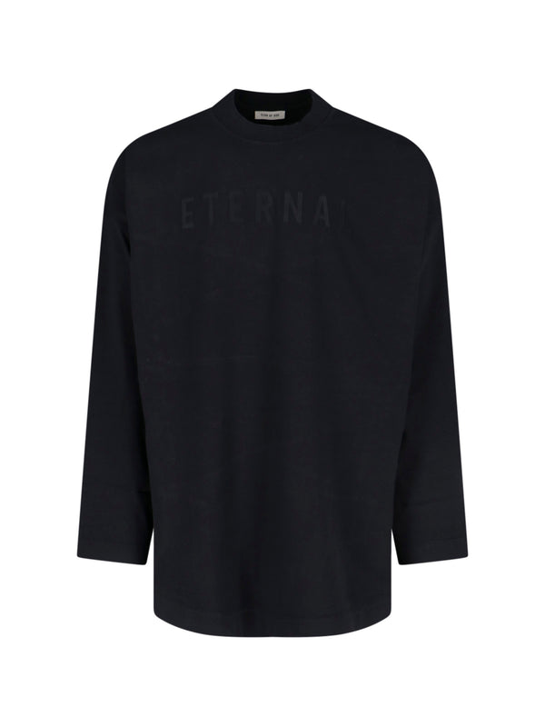Fear Of God Self: 100% Cotton long-sleeve t-shirt in black
