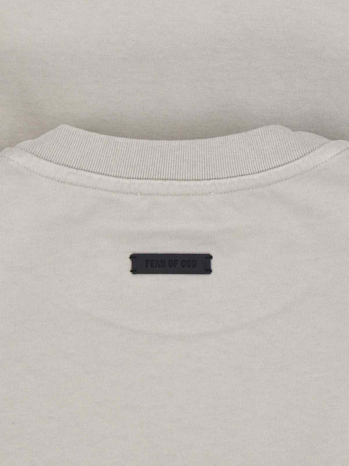 Fear Of God T-Shirts And Polos Grey Self: Cotton