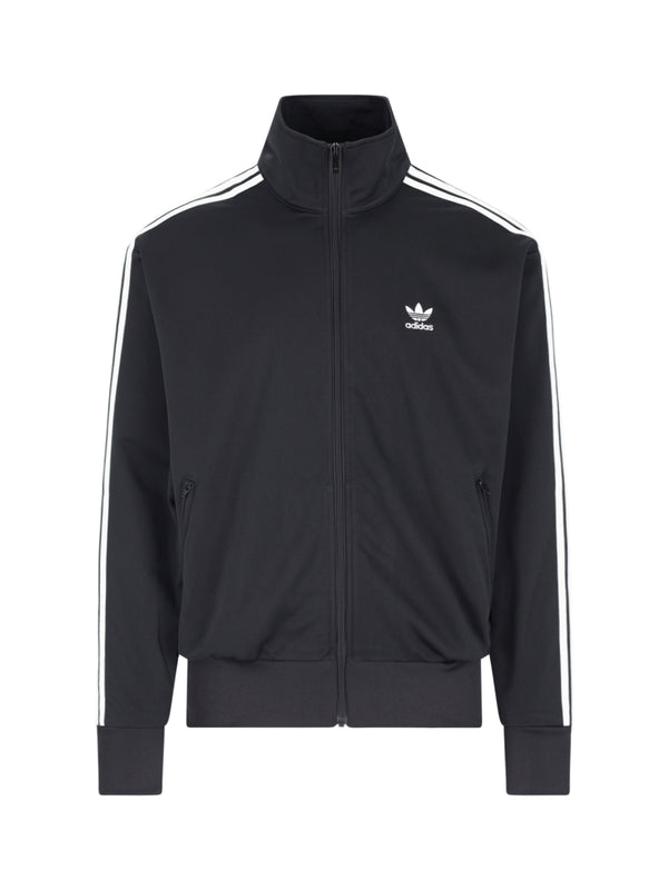Adidas 100% Recycled Polyester track jacket in black