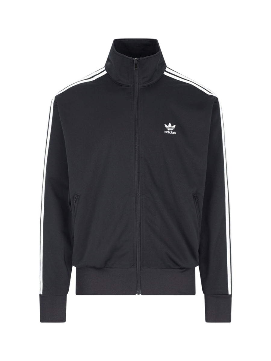 Adidas 100% Recycled Polyester track jacket in black
