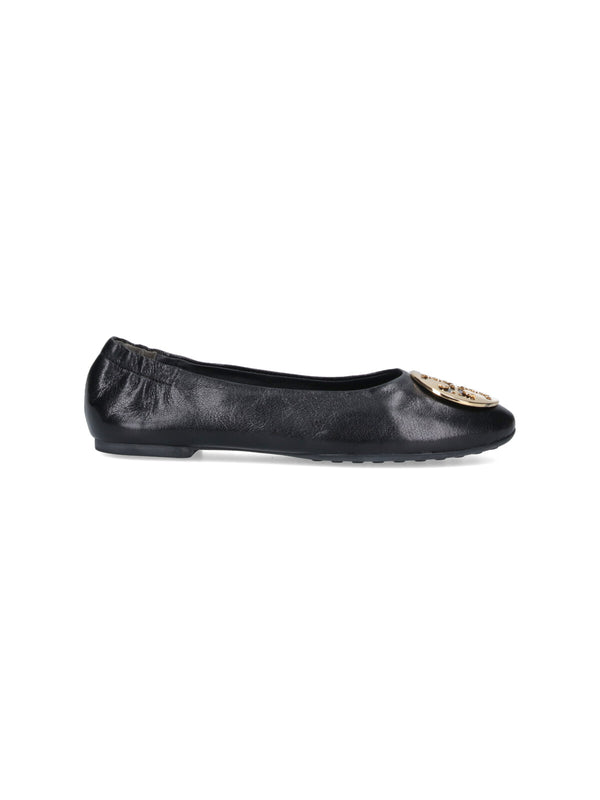 Tory Burch Upper: 100% Caprine ballet flat in black