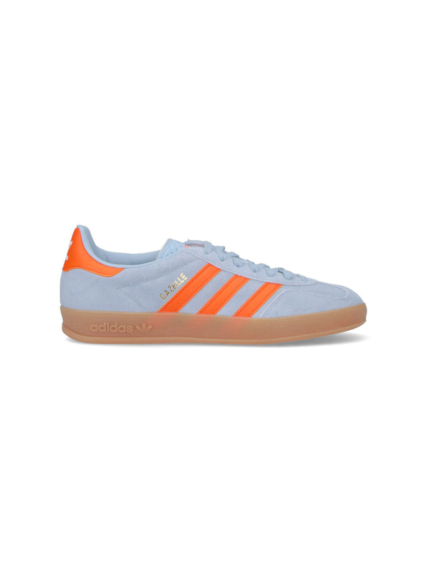 Adidas 100% leather sneaker in blue