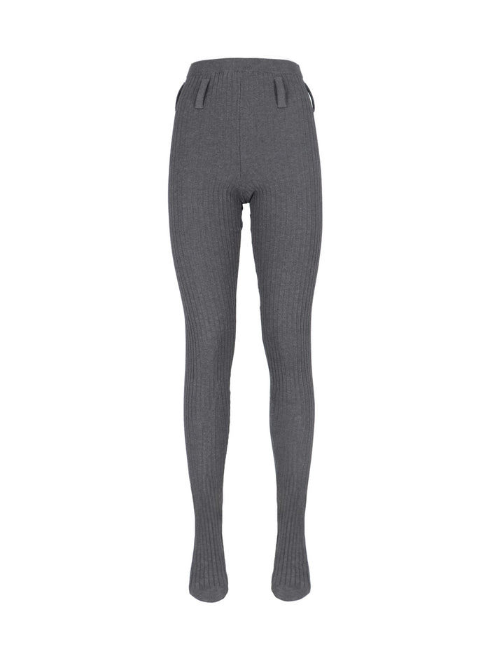 Prada Trousers Grey Cotton Polyamide