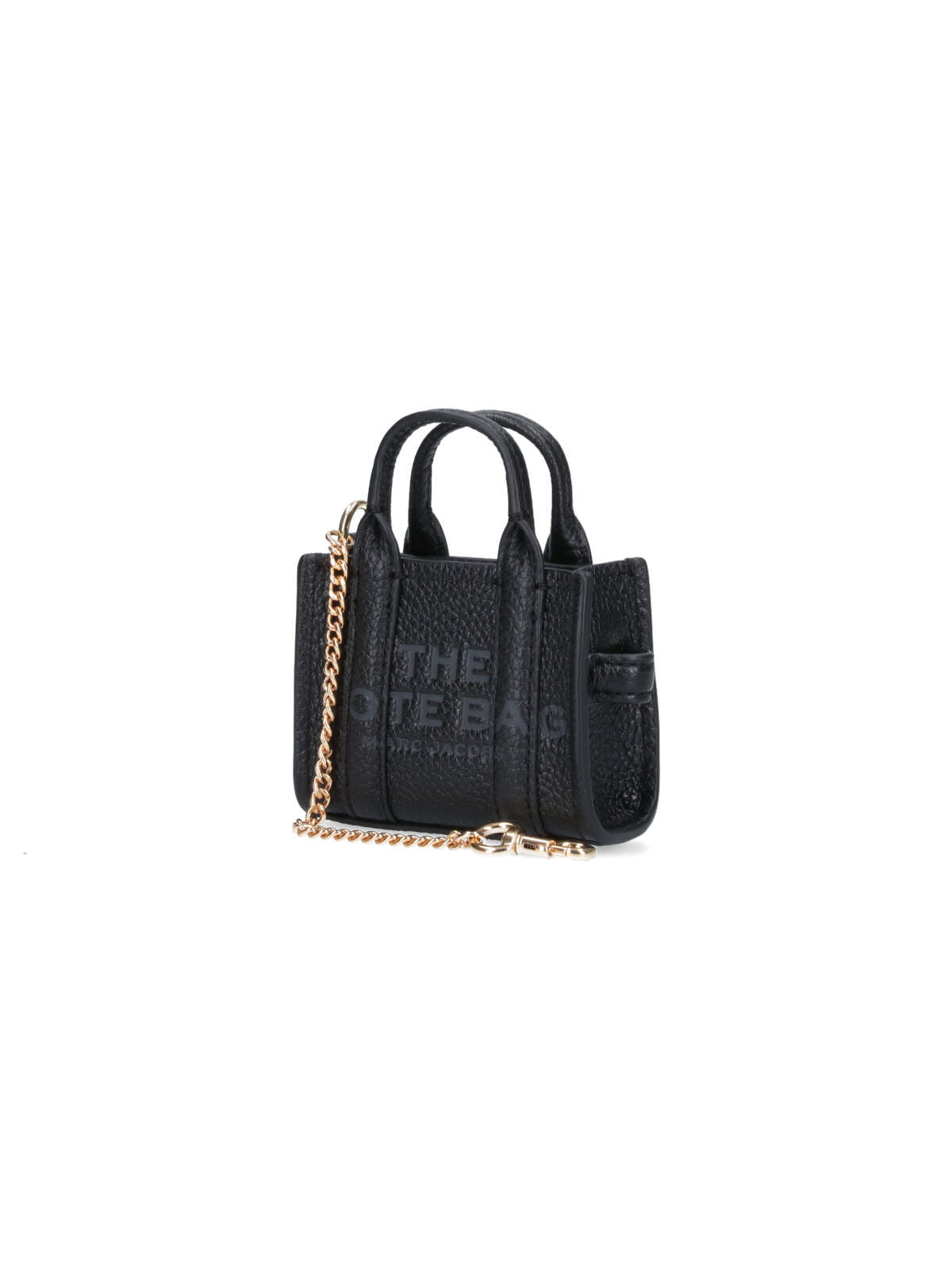 Marc Jacobs Keychains Black Cow Leather