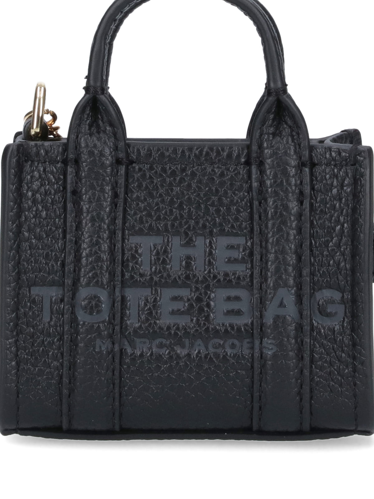 Marc Jacobs Keychains Black Cow Leather