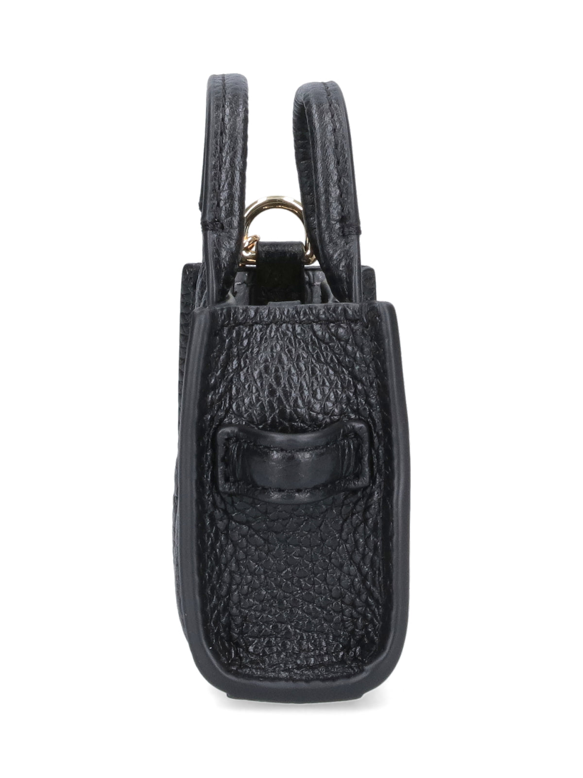 Marc Jacobs Keychains Black Cow Leather