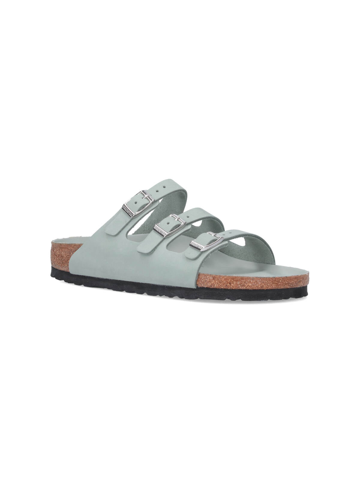 Birkenstock Sandals Green Nubuck Leather