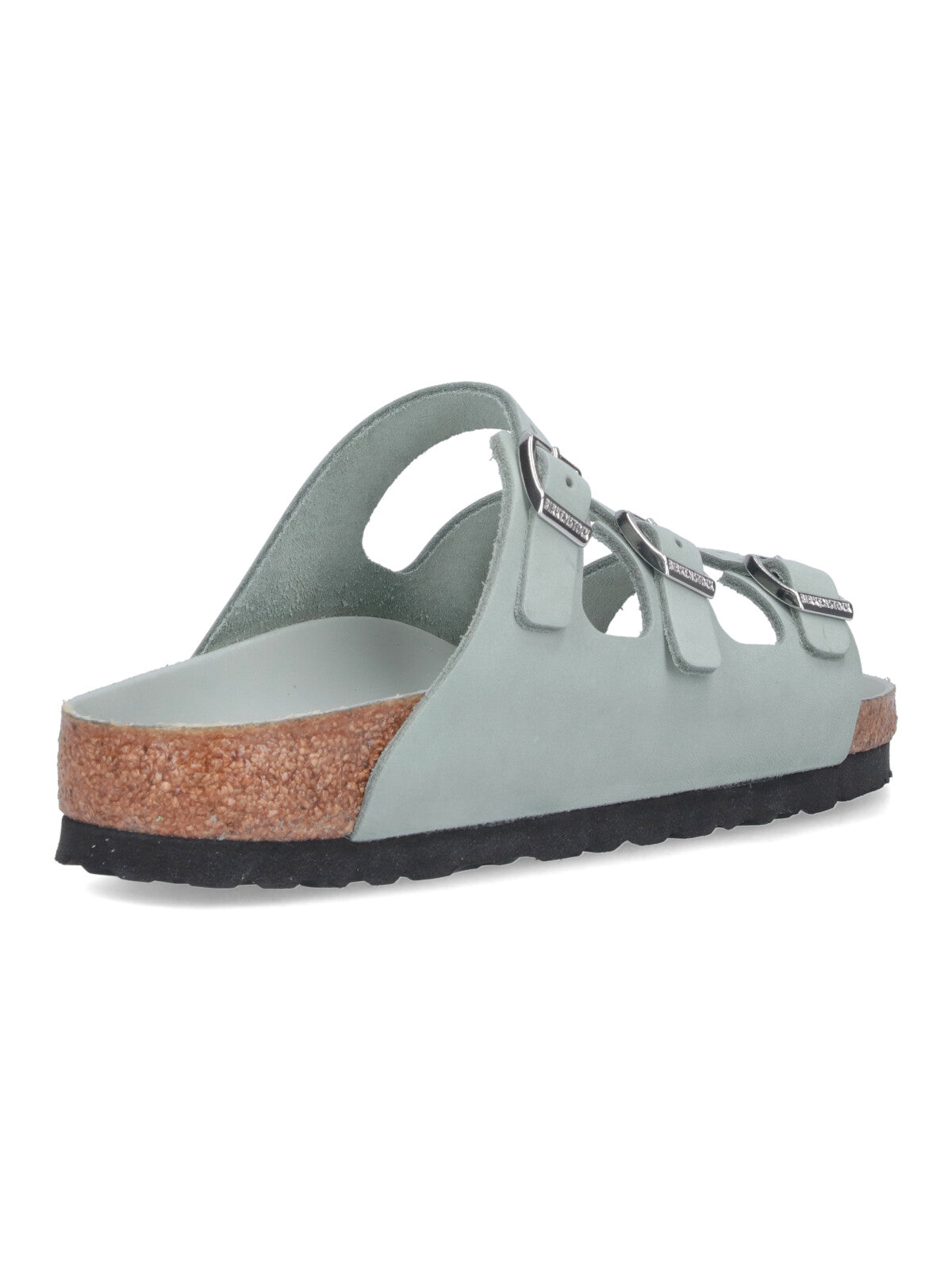 Birkenstock Sandals Green Nubuck Leather