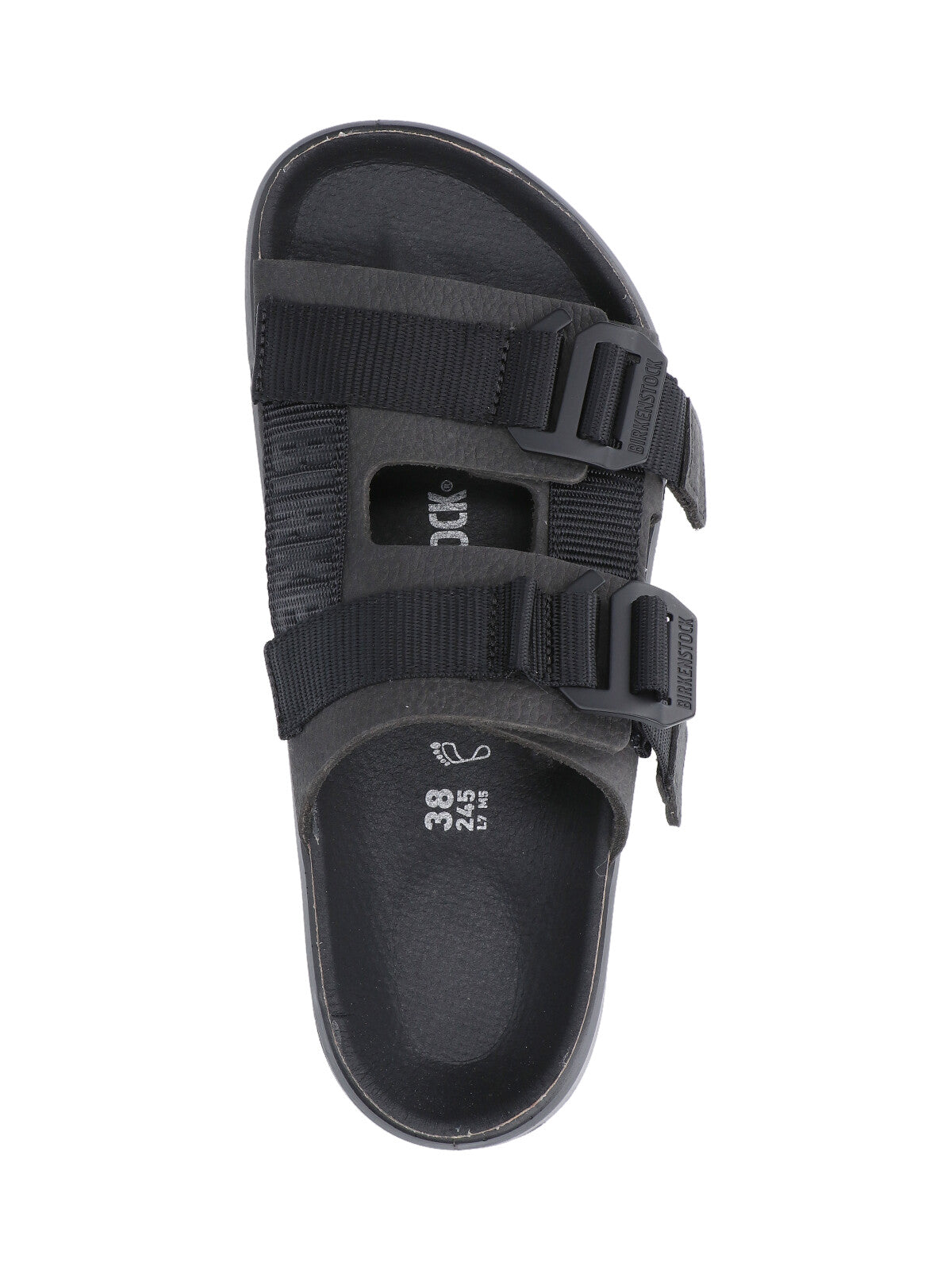 Birkenstock Sandals Black Nubuck Leather