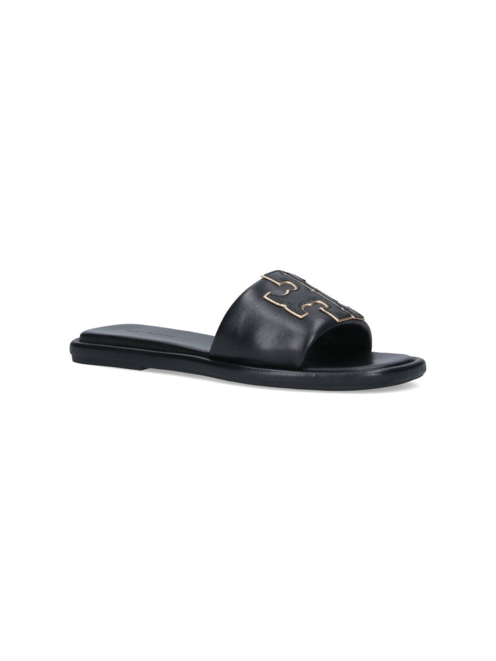Tory Burch Sandals Black Upper: Ovine Leather