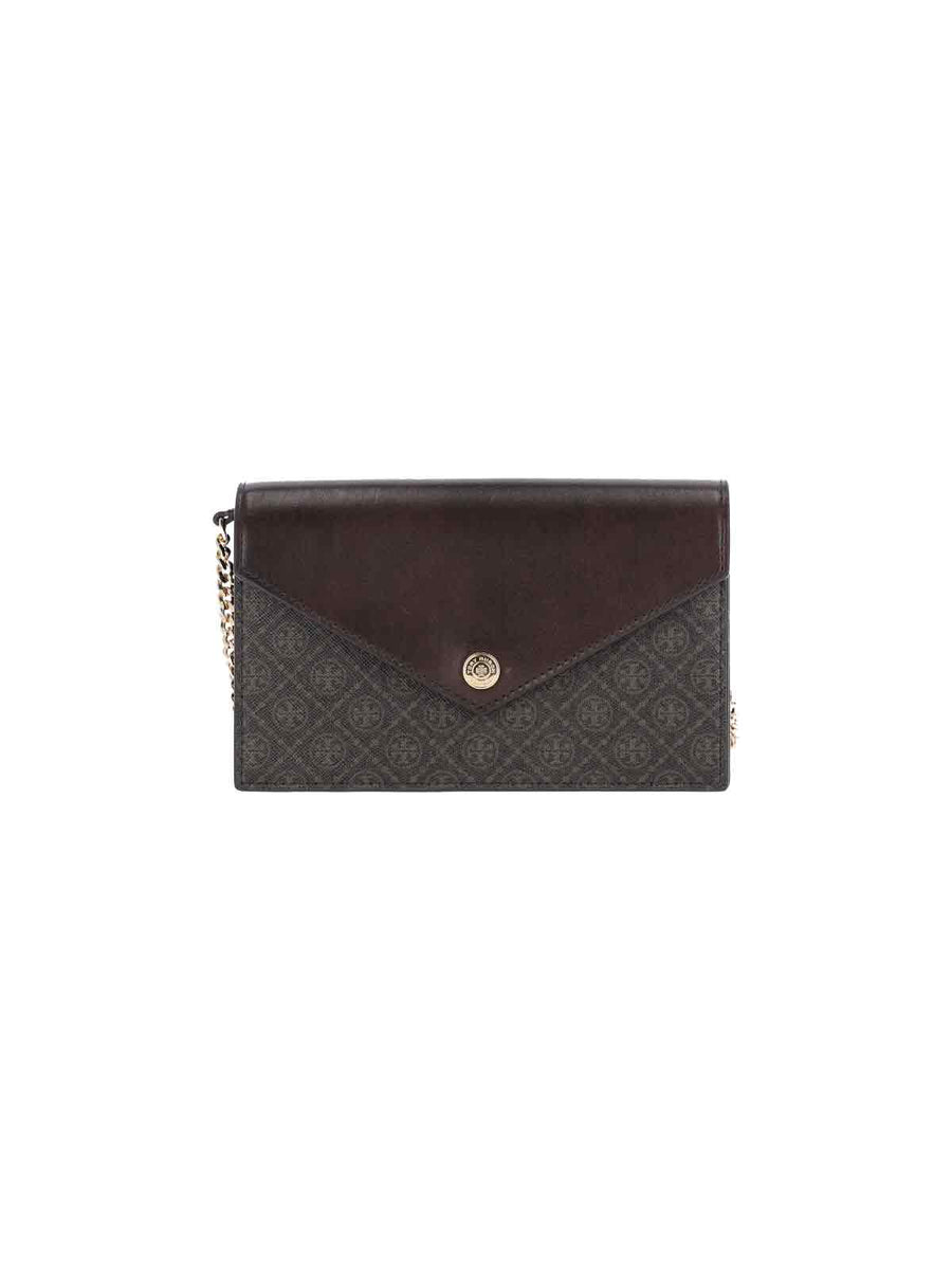 Tory Burch 98% Cotton wallet in brown