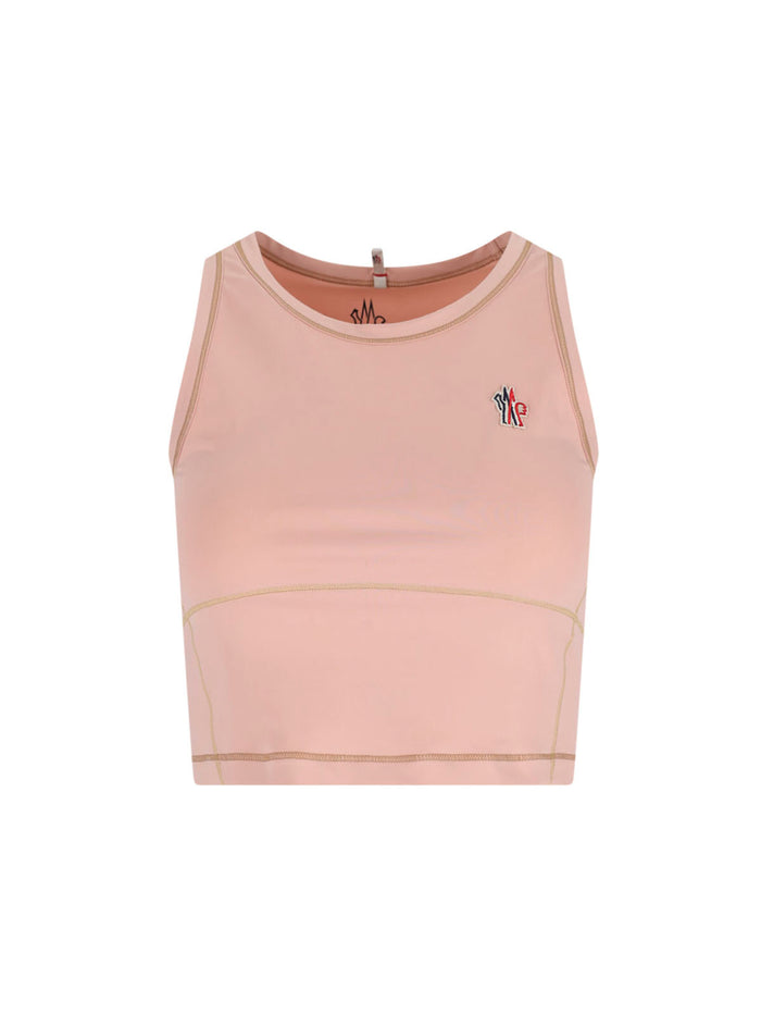 MONCLER GRENOBLE Top Pink Polyamide