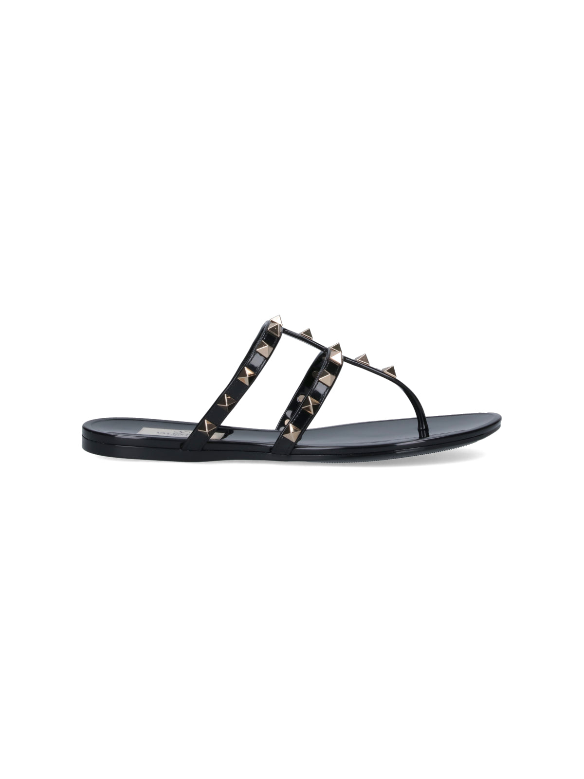 Valentino Garavani Sandals Black Upper: Polyvinyl Chloride