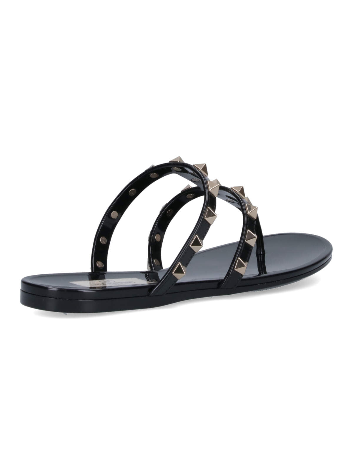 Valentino Garavani Sandals Black Upper: Polyvinyl Chloride