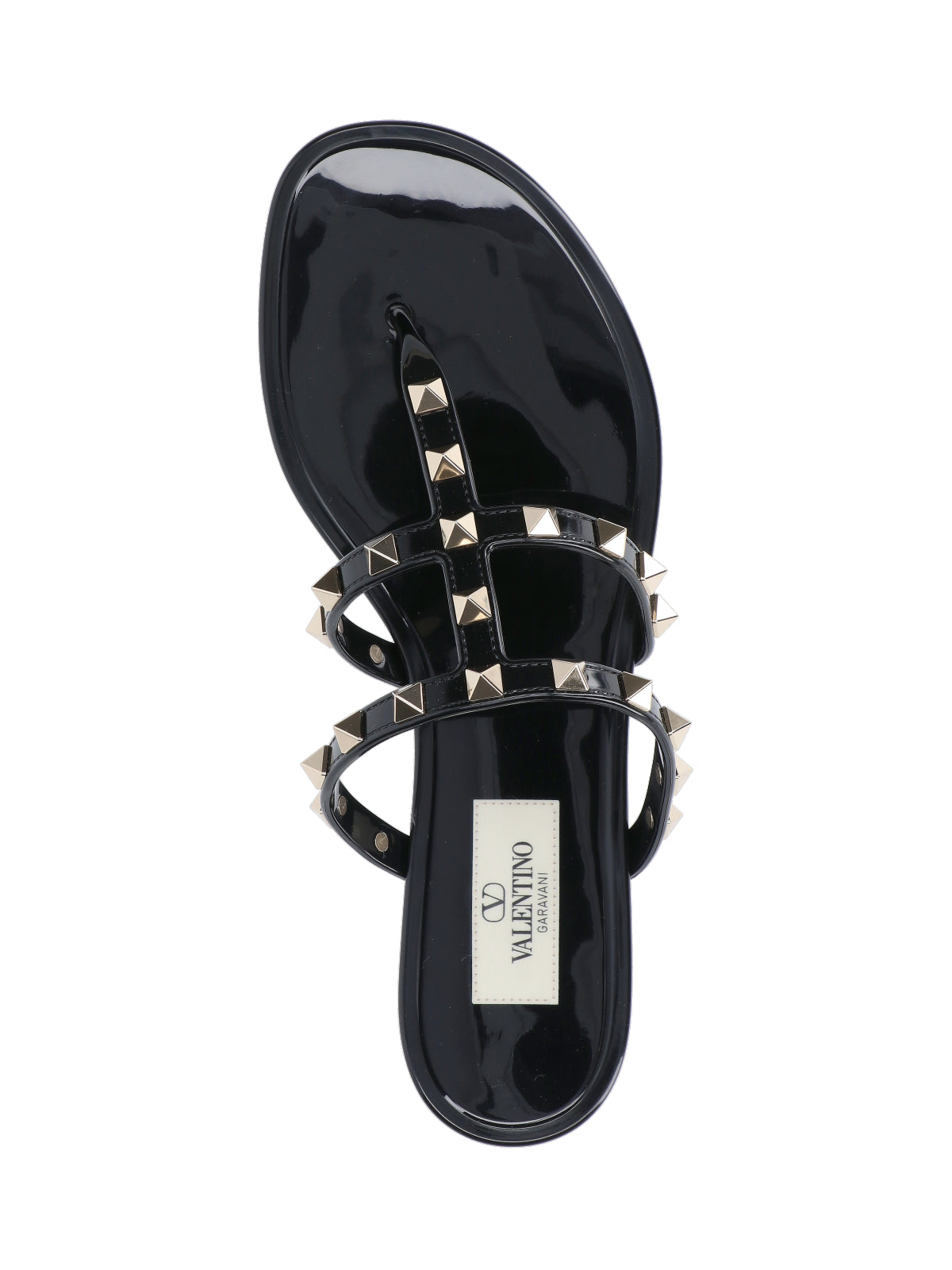 Valentino Garavani Sandals Black Upper: Polyvinyl Chloride
