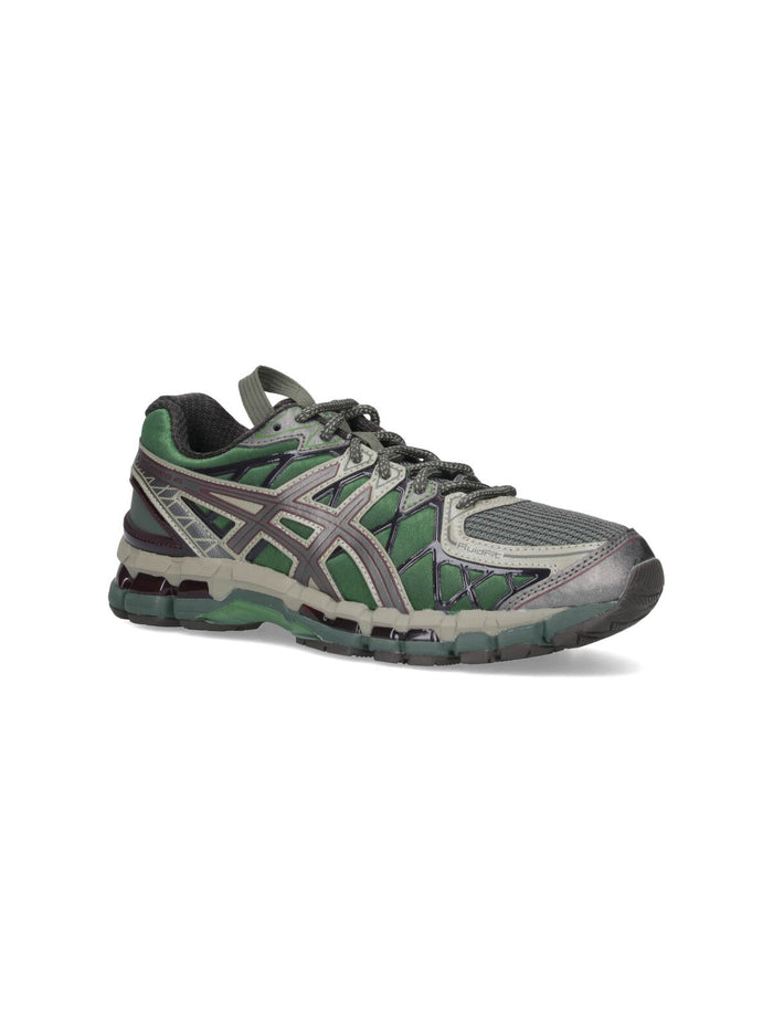 Asics Sneakers Green Synthetic Fiber