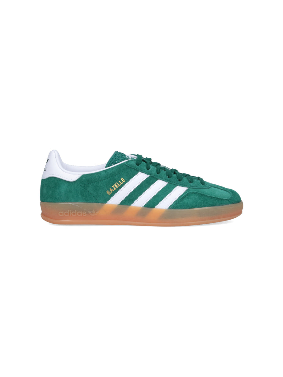 Adidas Suede and leather sneaker in green