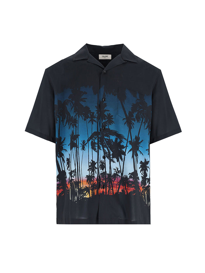 Céline Shirts Black Viscose