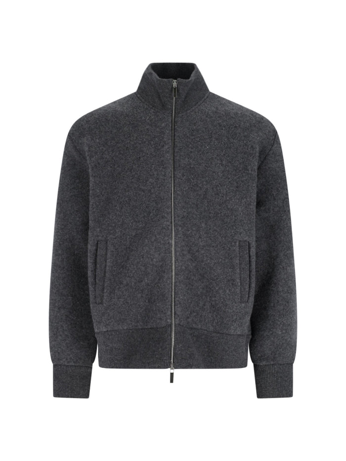 Thom Browne Jackets Grey Wool