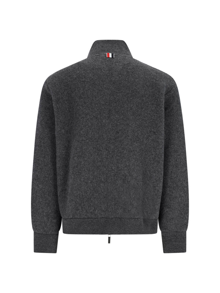 Thom Browne Jackets Grey Wool