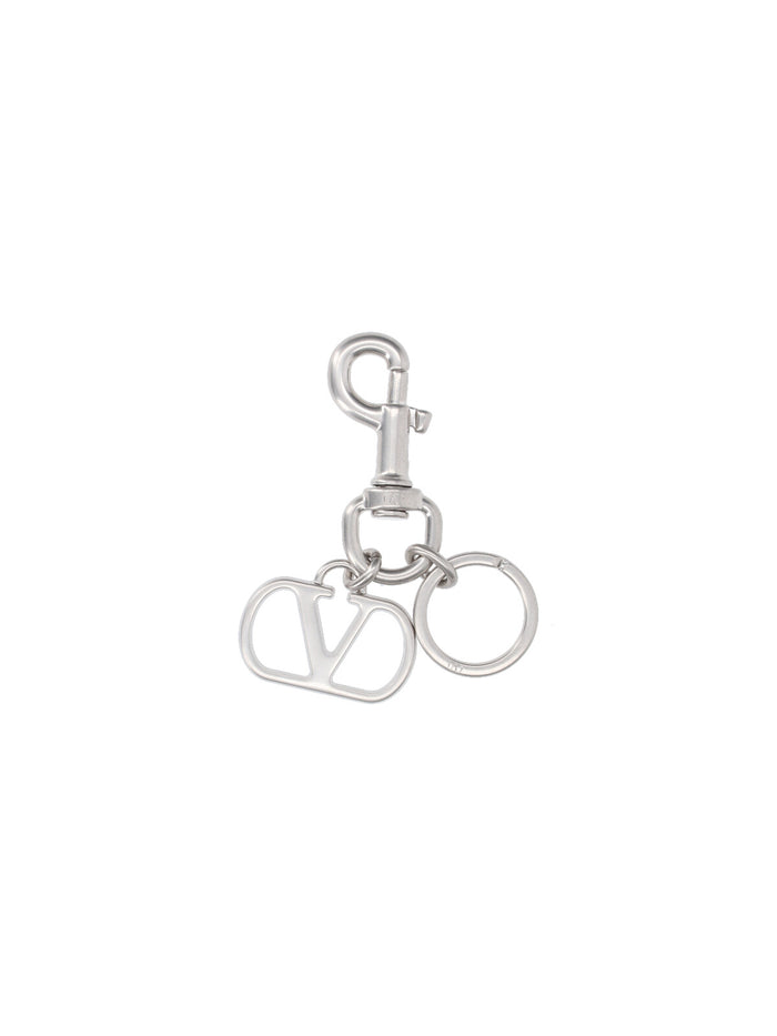 Valentino Garavani Keychains Silver Brass