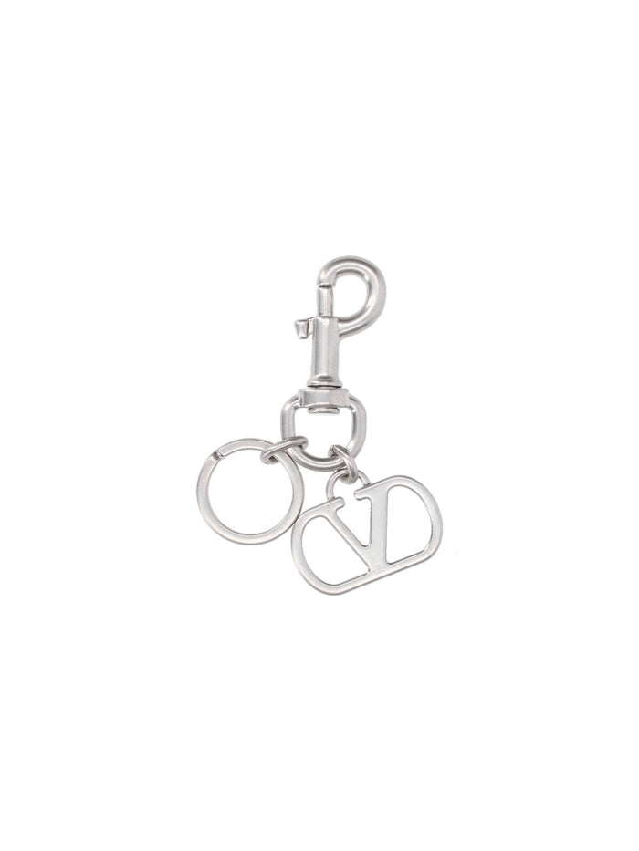 Valentino Garavani Keychains Silver Brass