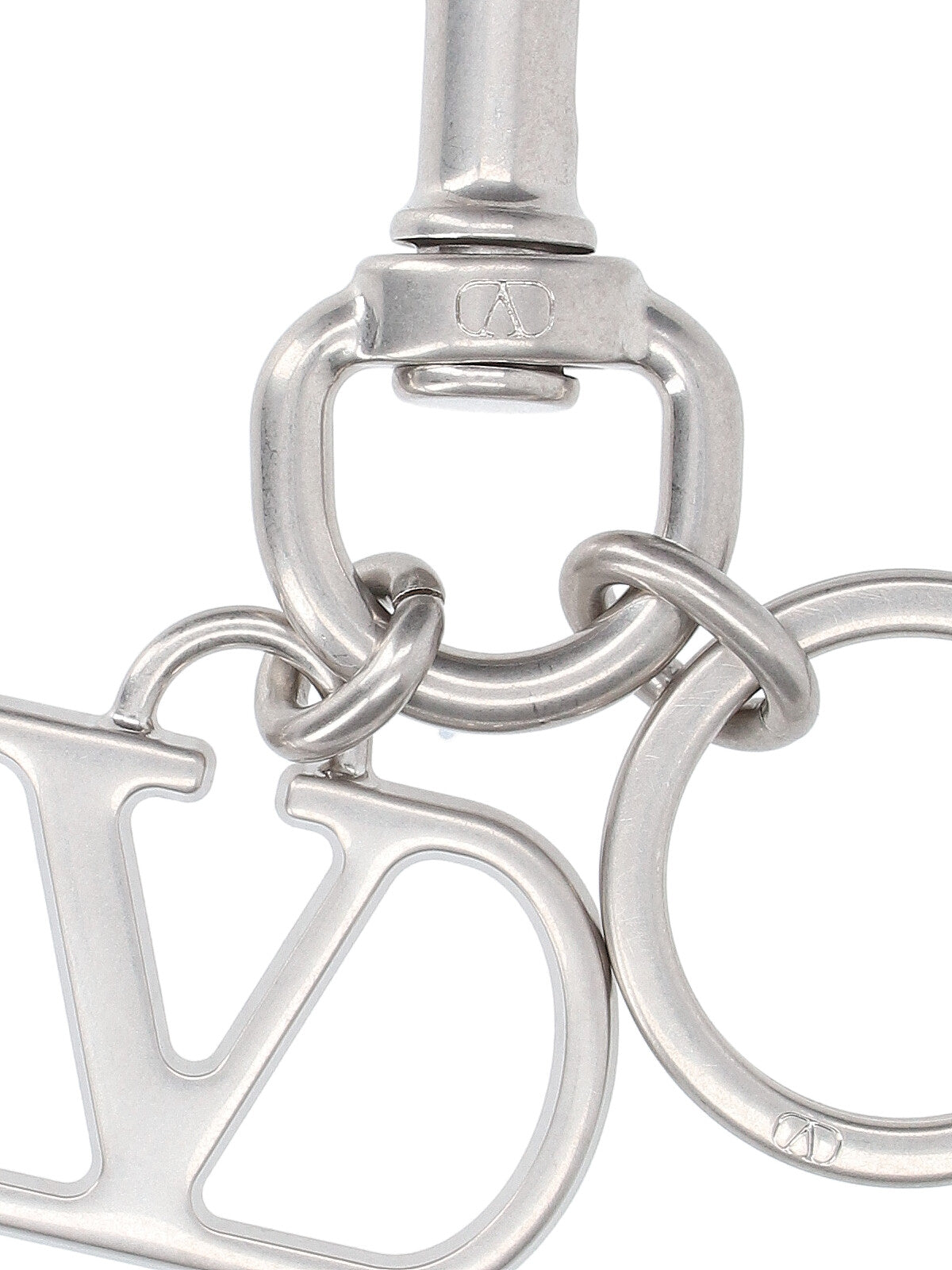 Valentino Garavani Keychains Silver Brass