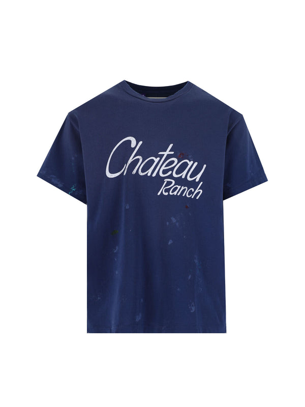 Gallery Dept 100% Cotton t-shirt in navy