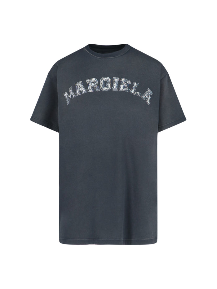 Maison Margiela T-Shirts And Polos Black Cotone