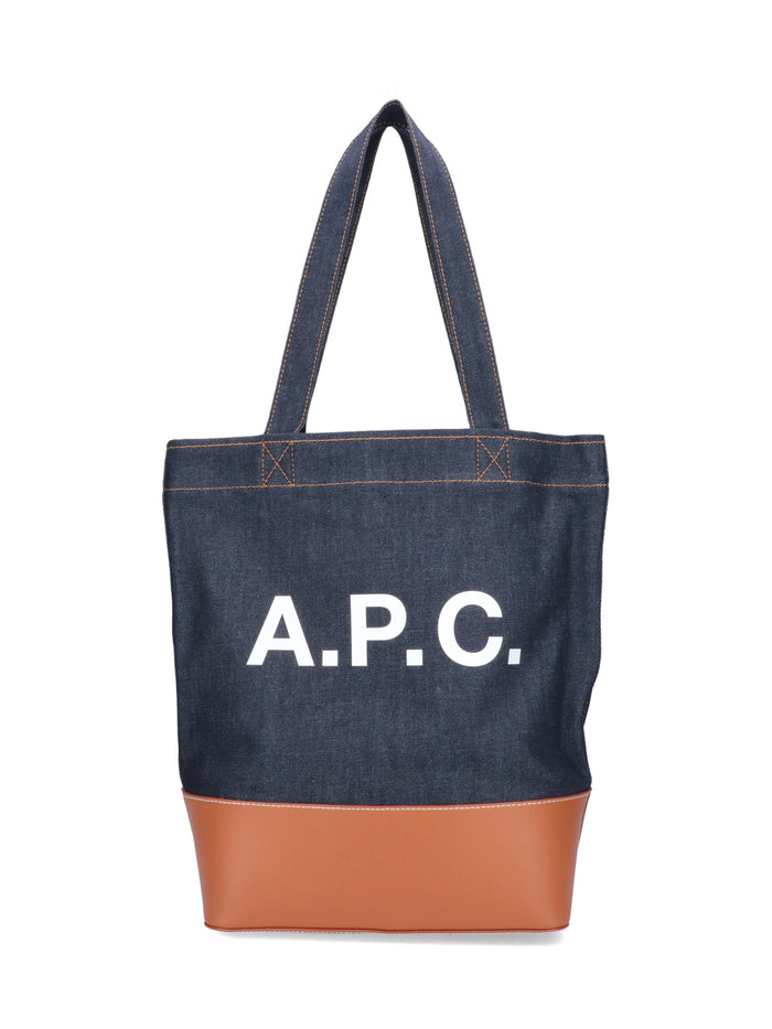 A.P.C. Bags Blue Cotton