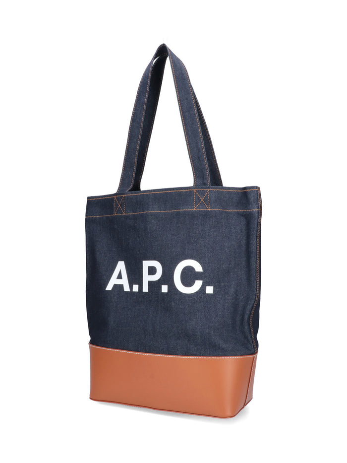 A.P.C. Bags Blue Cotton