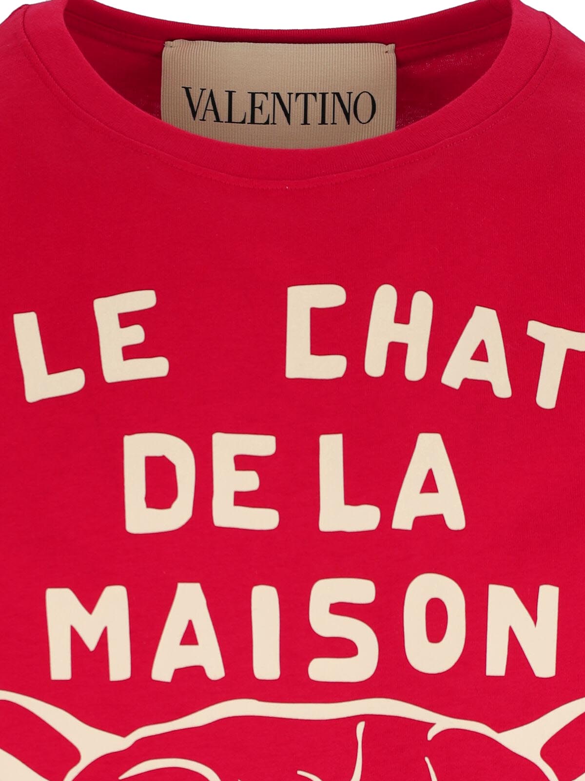Valentino T-shirts and Polos Red Cotton
