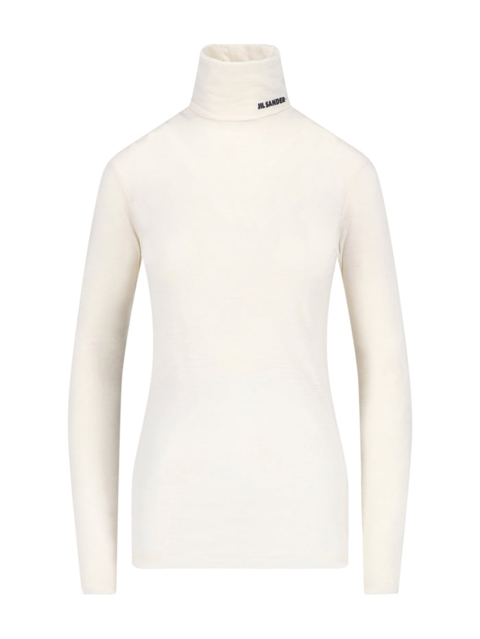 Jil Sander Top White Polyester