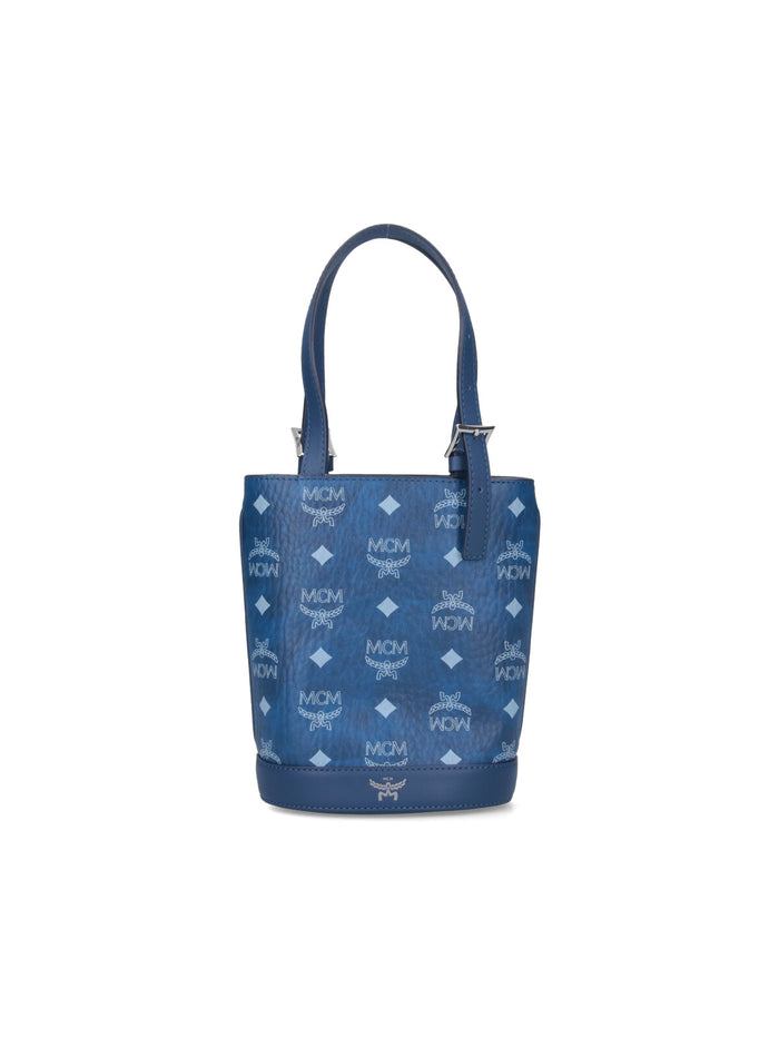 Mcm Bags Blue Polyurethane