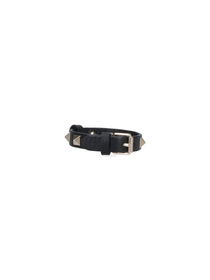 Valentino Garavani Bijoux Black Leather