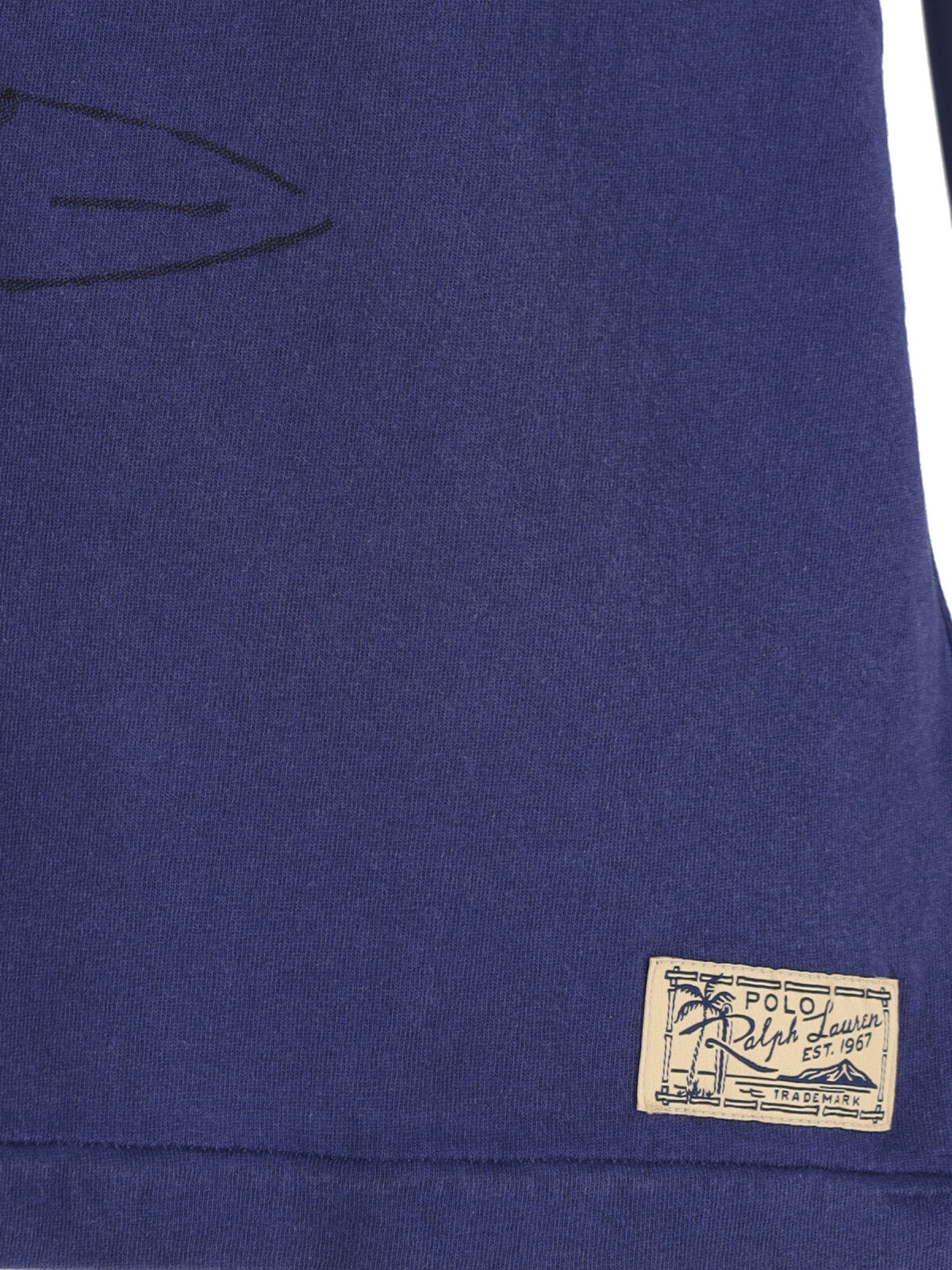 Polo Ralph Lauren T-Shirts And Polos Blue Cotton