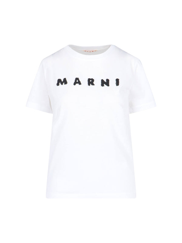 Marni Uscx 100% Cotton t-shirt in white
