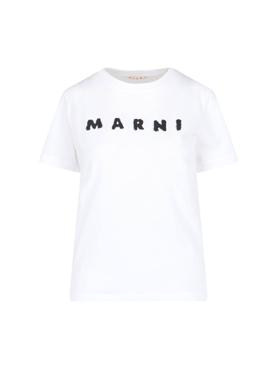 Marni Uscx 100% Cotton t-shirt in white