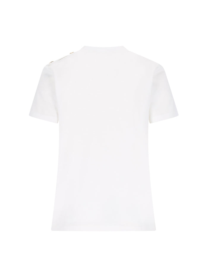Balmain T-shirts and Polos White Cotton