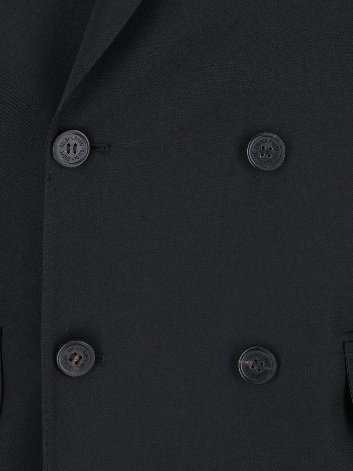 Golden Goose Jackets Black Main Fabric: Virgin Wool