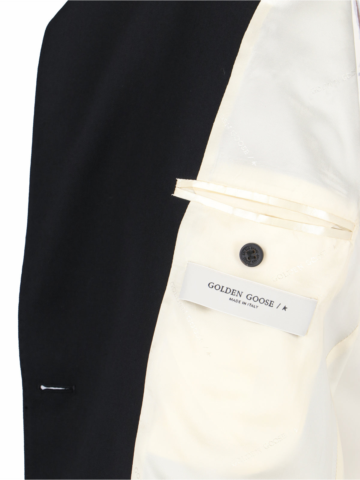 Golden Goose Jackets Black Main Fabric: Virgin Wool