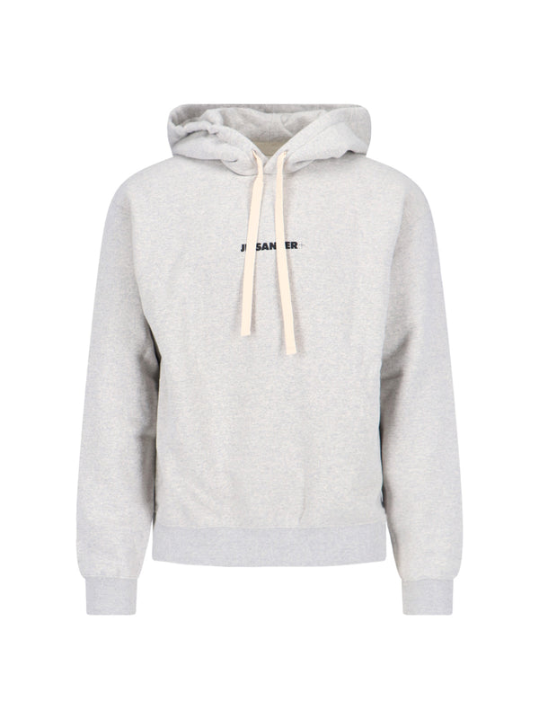 Jil Sander 100% Cotton hoodie in gray