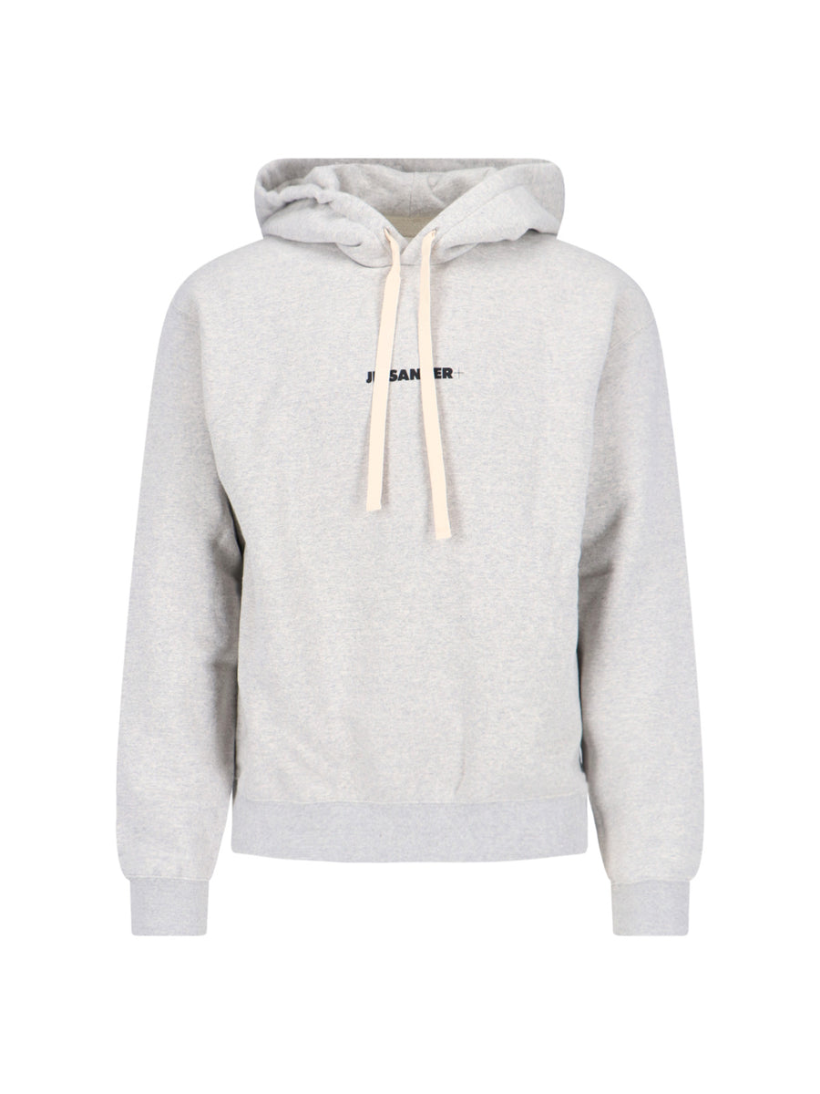 Jil Sander 100% Cotton hoodie in gray