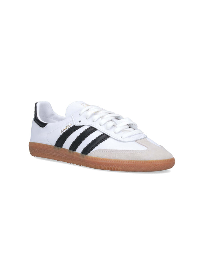 Adidas Sneakers White Calf Leather
