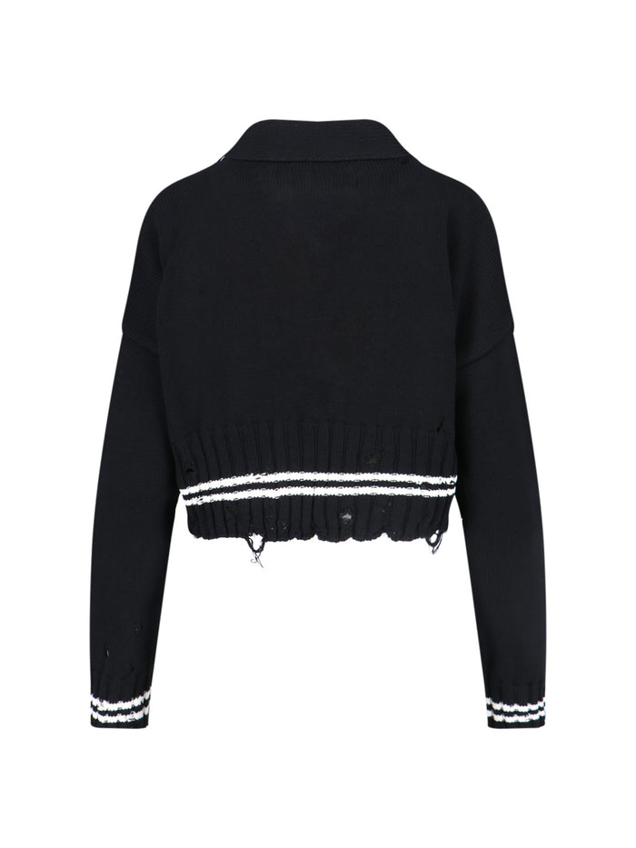 Marni Sweaters Black Cotton